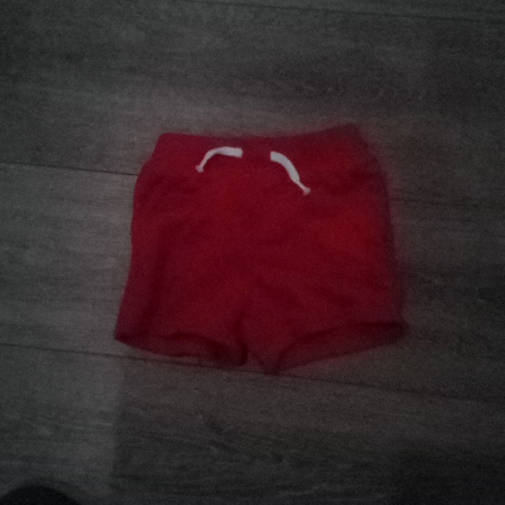 Red shorts